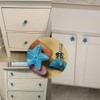 Seaside Themed Starfish Drawer Knobs Set of 4, 3.4cm Blue