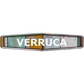 ANY AND ALL GRAPHICS VERRUCA Diamond Shaped Rustic Painted Wood Look Novelty décor Composite Aluminum Beach Cottage Sign.