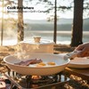 OVENTE 5Pcs Ceramic Pots and Pans Set Non Stick, Induction