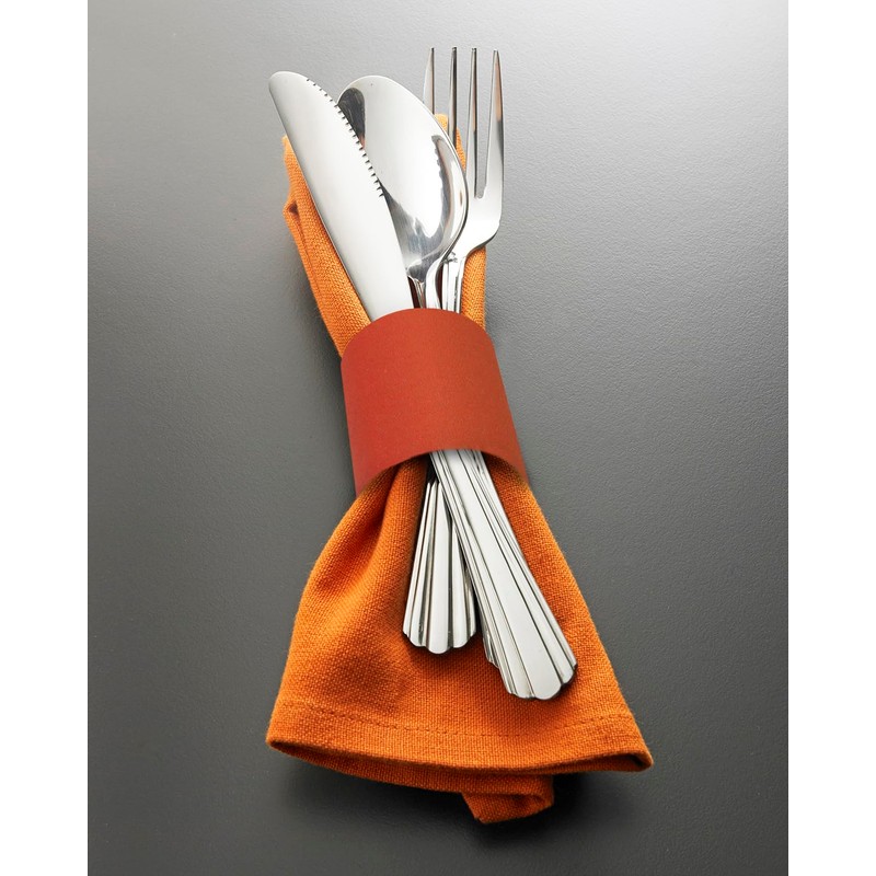Penta Angel Paper Napkin Band 200Pcs Self-Adhesive Napkin Rings Bulk