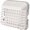 Deflecto Easy Clean Louvered Dryer Hood with Bird Guard, 4”