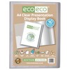 eco-eco A4 Size 50% Recycled 40 Pocket Clear Presentation Display