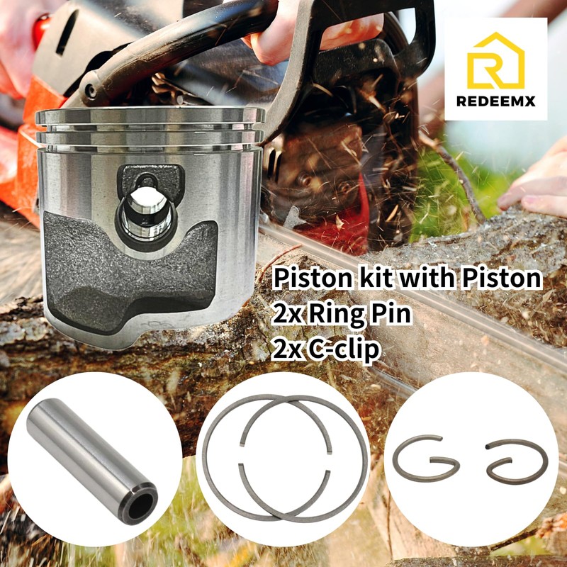 REDEEMX TS410 Piston and Ring Assembly Kit 50MM Compatible with