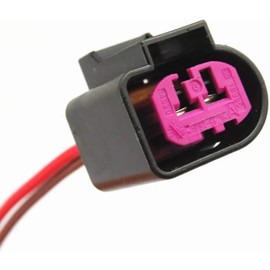 SB Parts Alternator Wire Harness Repair, Lead, Pigtail, Connector 2-pin Plug Compatible for Mercedes Volks Golf Beetle AUD 367w