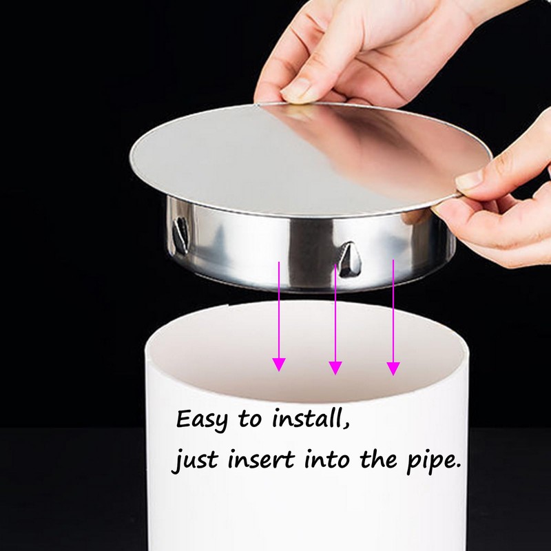 Semetall 6 Inch Metal Tee Cap - Round Dryer Vent
