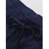 Weintee - Pantalones deportivos pequeños para mujer con bolsillos, marino,
