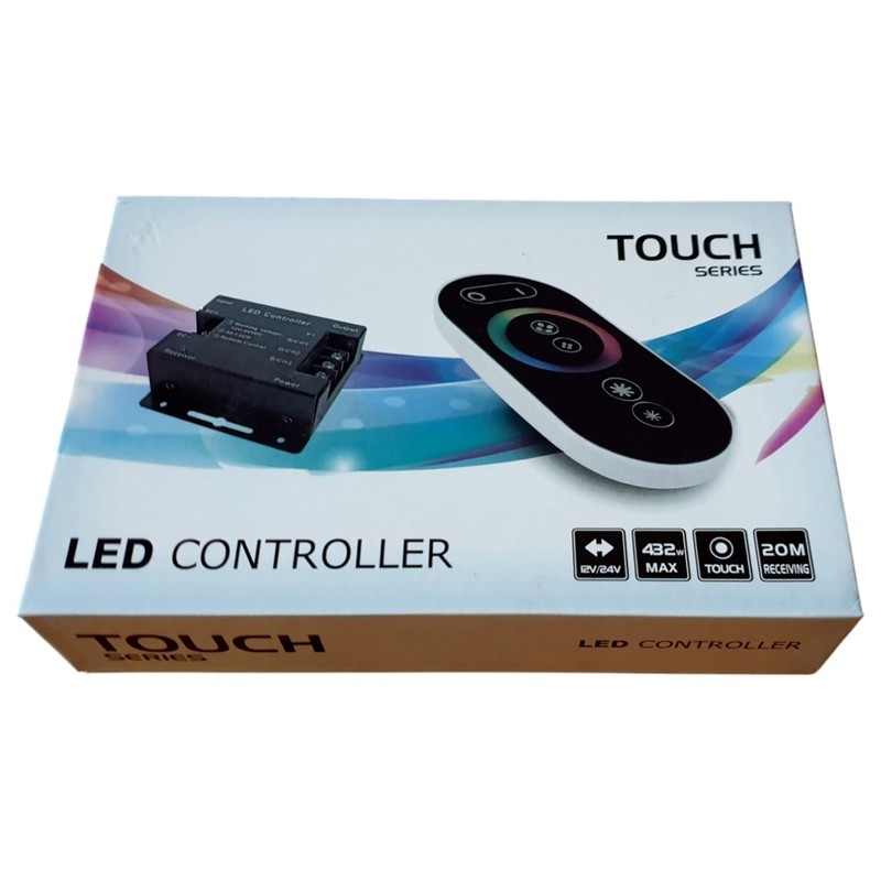 12 V - 24 V RGB Receiver + Remote Control