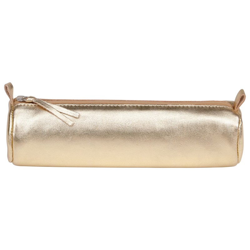 Clairefontaine - Ref 8692C - Cuirisé' Leather Round Pencil Case