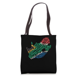 South Africa Flag Food Maps Africans Tote Bag