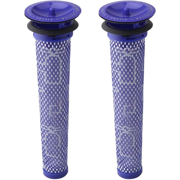 2 Pack Replacement Pre Filters for Dyson DC58, DC59, V6, V7, V8. Replaces Part # 965661-01. 2 Filters