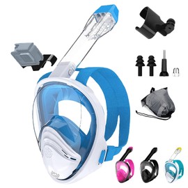 Snorkel Mask for Adults - Diving Mask Adults - Full Face Mask Diving Mask - CO2 Safe | Full Mask for Snorkelling | Snorkel Set Alternative | Full Face Mask Snorkel Equipment