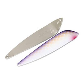 Rodiocraft M.T.Lakes Spoon, 87, 0.8 oz (22 g), #18, Pearl Wakasagi, Silver Back