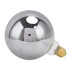 LED Vintage Edison Light Bulb Dimmable Antique Half Chrome Light