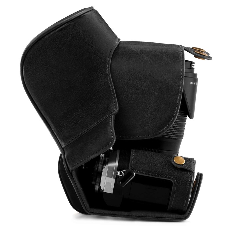 MegaGear MG1862 Ever Ready Genuine Leather Camera Case Compatible with