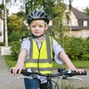 AYKRM 6-9 Year Hi Vis Vests for Kids Black Kids