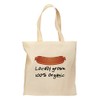 TOOLOUD Locally Grown Organic Sausage Grocery Tote Bag - Natural