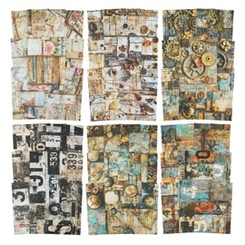 AuriicLeaf Vintage Collage Scrapbook Paper Set, 180 PCS Ephemera Pack for Junk Journaling, Scrapbooking, Crafting, DIY Projects, Diaries, and Art Supplies