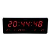 Digital LED Calendar Clock Temperature Wall Clocks (Calendar Temperature Week)