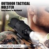ULTRAFIRE Tactical Flashlight Holster Pouch,360 Degree Adjustable Police Duty Belt