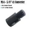 JUNLIXN 2Pcs M14 Female to 5/8''-11 Male / M10 Male