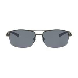 Foster Grant Men's Aim 21 64 Gun Sunglasses, Black, One Size UK