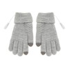 USB Heated Gloves Thicken Detachable Electronic Warming Knitted Gloves for