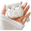 MINSCOSE - Funda transparente compatible con AirPods Pro 2, diseño