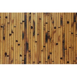 amaZulu Inc. Bamboo Wall Panel 4ft x 8ft – Mocha | Home Décor for Living Room | TV Wall Covering | Wainscot for Bedroom | Decorative Ceiling Treatment