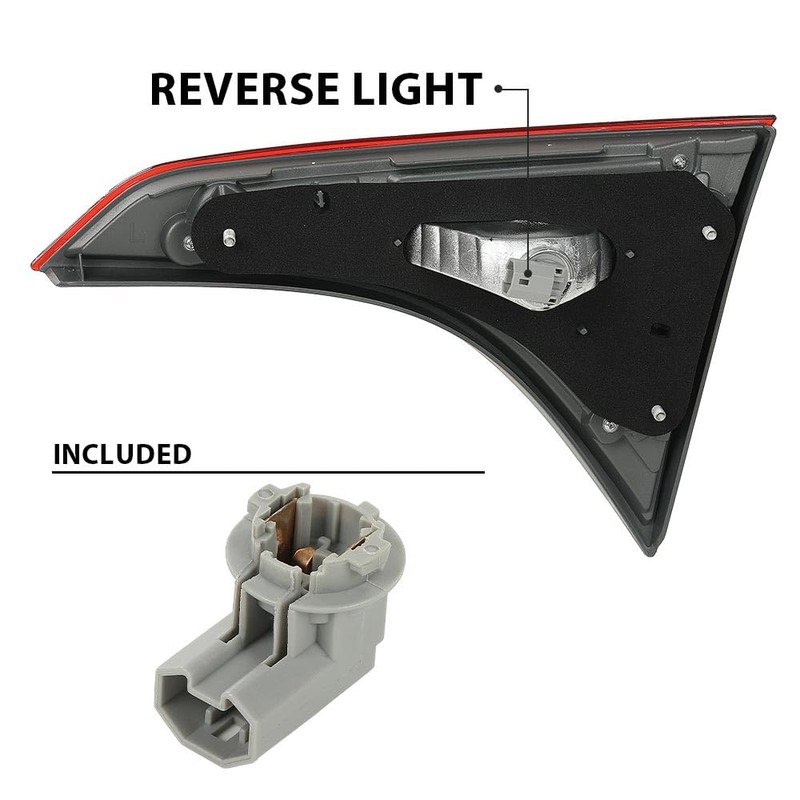 CHEDA Inner Tail Light Lens Brake Lamp Compatible with Toyota