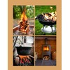 ABAZO Pack of 16 Ecological Firelighters for Charcoal Fireplaces, Kindling,