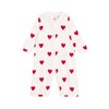 Petit Bateau Baby A0D3I Combisac, White/Red, 0-3 Months