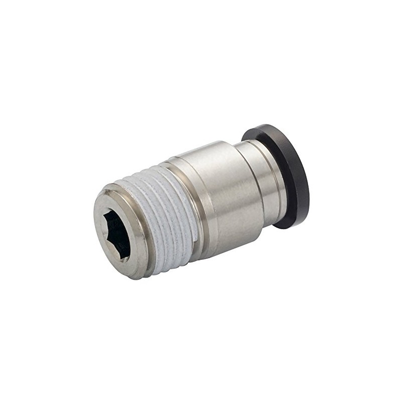Nippon Pisco One-Touch Fitting (Tube-Fitting) Straight with Hex Hole, Compatible