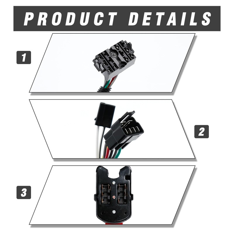 ZUDKSUY 3544933C91 Turn Signal Switch with Harness Replacement for International