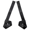 DRACO FITNESS Padded Neoprene Lifting Wrist Straps for Weightlifting, Bodybuilding,