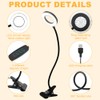 5X Magnifying Glass with Light, 3 Color Modes LED Desk