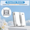Moorstdel 12 Stück für Ecovacs Winbot Mini Ersatzteile Wischtücher Reinigungspad,