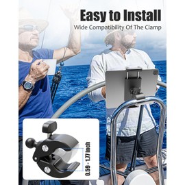 Wukanleng Handlebar Tablet Phone Holder Mount for Boat