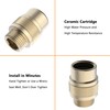 ChuangTim Shower Head Shut Off Valve, Shower Flow Control Valve