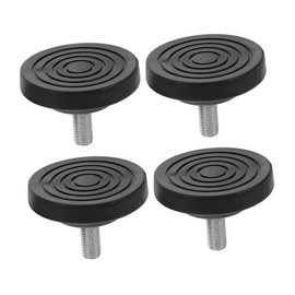 Operitacx 4stücke Gummi-antivibrationsfüße Höhenverstellbare Laufbandmatten-Pads Gummi-fußpolster Für Fitnessgeräte Maschinen-fußpolster Nivellierpads Für Fahrrad Möbel-gleitpads
