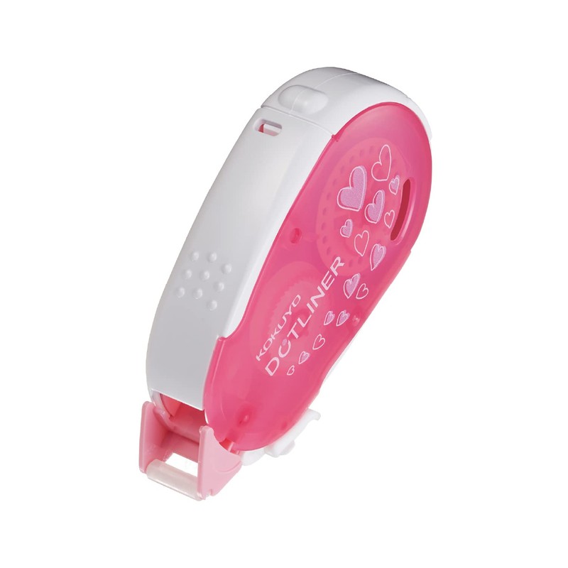 コクヨ テープのり のり ドットライナー 本体 ハート柄 タ-DM405-08