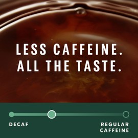 Starbucks Ground Coffee, Medium Roast Coffee, Half-Caff House Blend, 100% Arabica, 6 Bags (12 oz each)