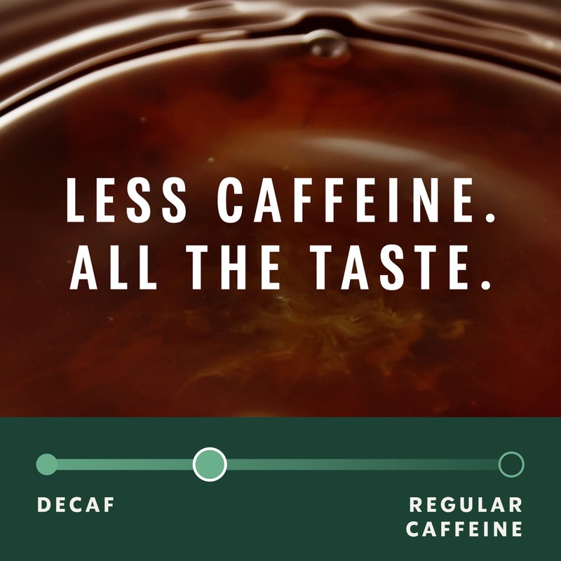 Starbucks Ground Coffee, Medium Roast Coffee, Half-Caff House Blend, 100%