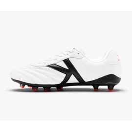 KELME Nebula Men's Soccer Cleats, Youth FG/AG Football Shoes, Athletic Lightweight Outdoor Firm Ground Training, Snug Fit, White, Size 11