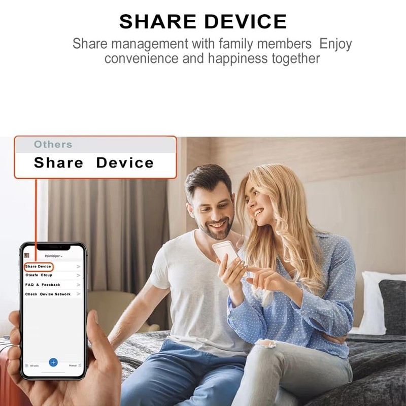 Aswalling WiFi Switch AC 85-250V Smart Switch 4 Channels WiFi