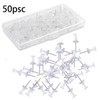 Push Pins for Bulletin Board, 50 pcs Clear Push Pins