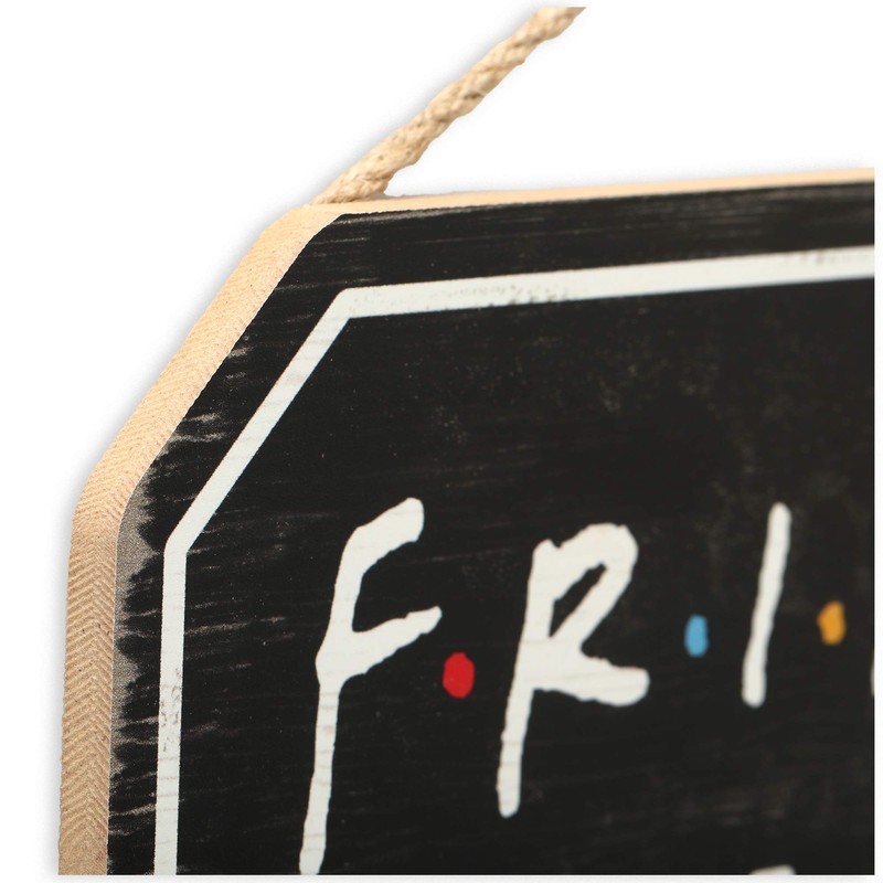 Friends Welcome Hanging Wood Wall Decor - Featuring the Logo