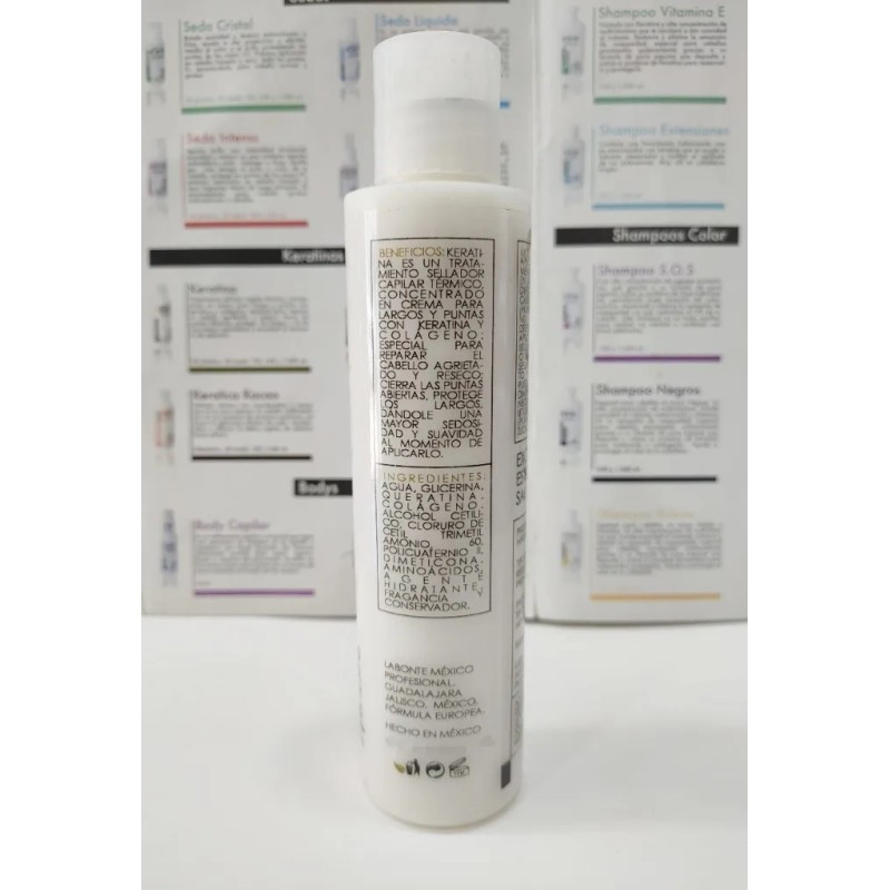 2 Pzs Keratina Labonté Para Cabello Procesado De 240ml