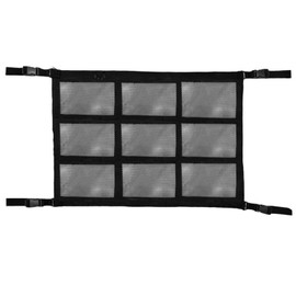 Double-Layer Car Luggage Net Roof Cover, 80 cm x 55 cm, Adjustable Car Cargo Net with Cord and Backrest Hooks, Universal Fit for Most Vehicles