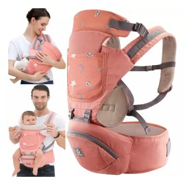Pokachila Cangurera Portabebés Ergonómica Pokachila 56458 Para bebés De 3 a 18 Meses 20 Kg Color Naranja