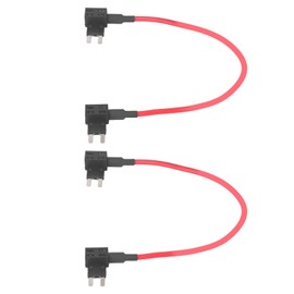 TIPM Bypass Cable Fuse Adapter Holder 14AWG 20AMP Standard Repair Fuel Pump Relay Accessories 2 Set Repair Car Fuse Holder Connector Compatible with 1500 2500 3500 2007-2016